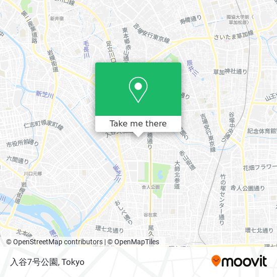 入谷7号公園 map