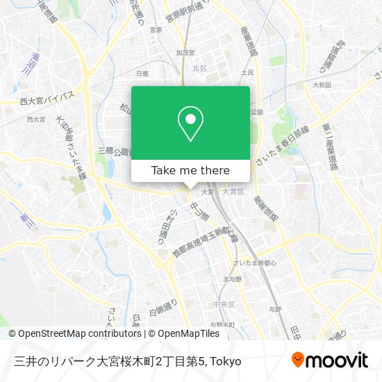 三井のリパーク大宮桜木町2丁目第5 map