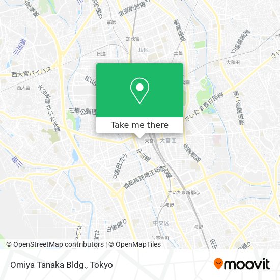 Omiya Tanaka Bldg. map
