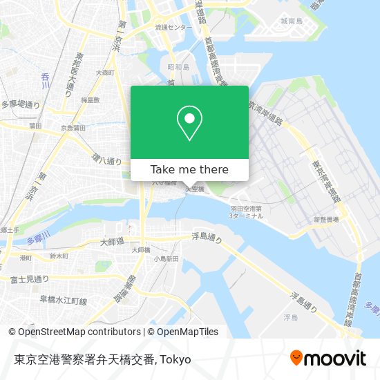 東京空港警察署弁天橋交番 map