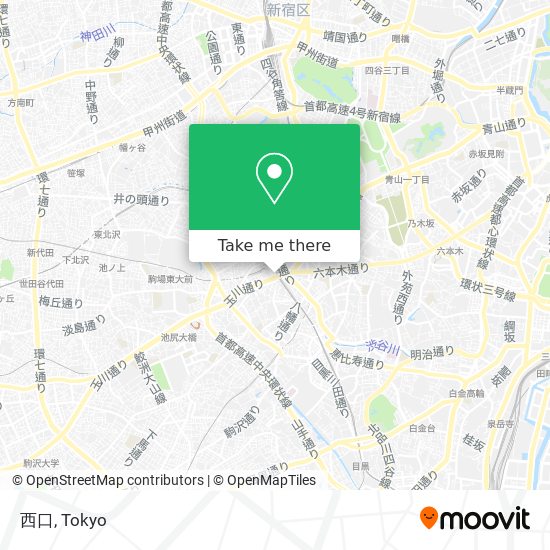 西口 map