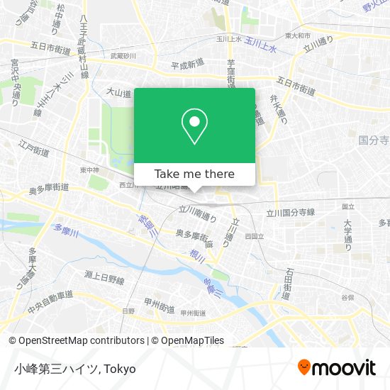 小峰第三ハイツ map