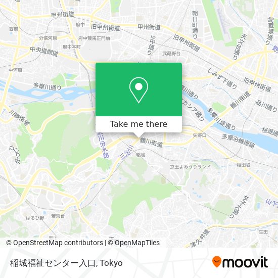 稲城福祉センター入口 map