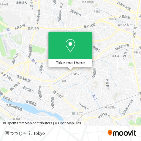 西つつじヶ丘 map