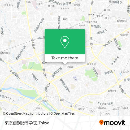 東京個別指導学院 map