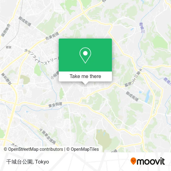 千城台公園 map