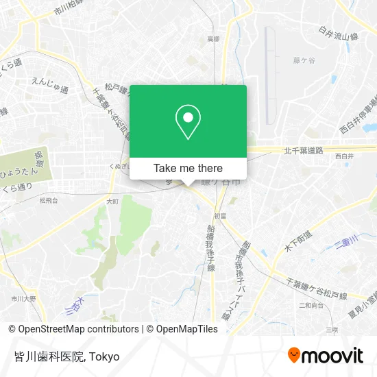 皆川歯科医院 map