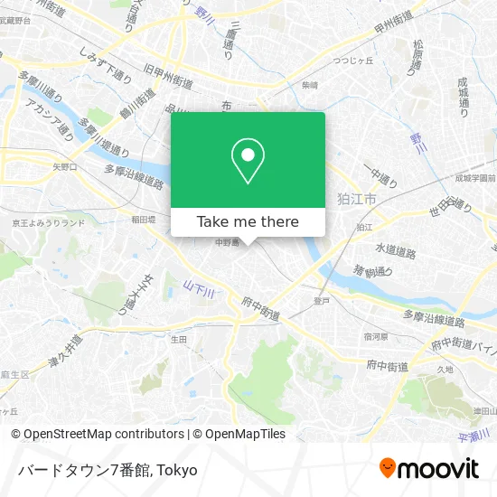 バードタウン7番館 map