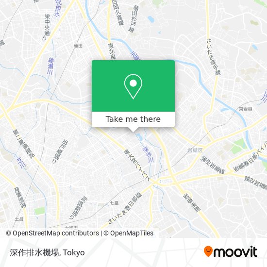深作排水機場 map
