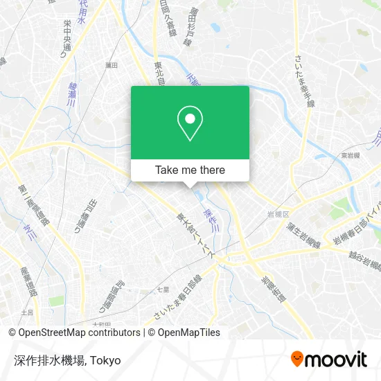 深作排水機場 map