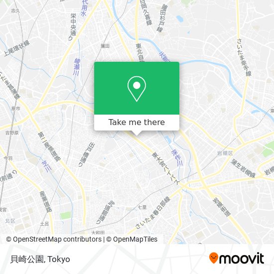 貝崎公園 map
