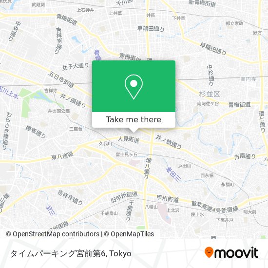 タイムパーキング宮前第6 map