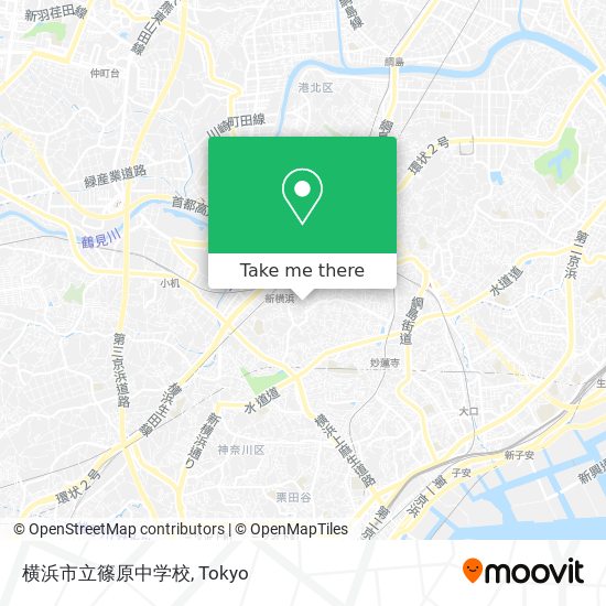 横浜市立篠原中学校 map