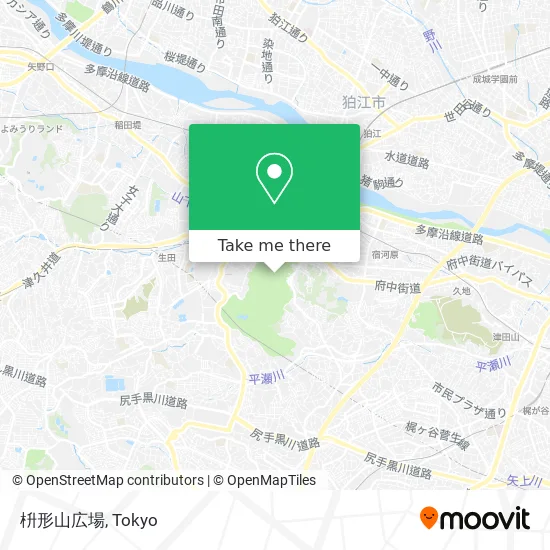 枡形山広場 map