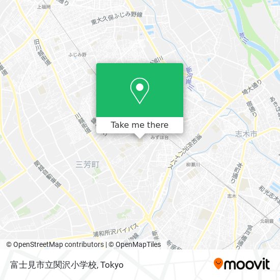 富士見市立関沢小学校 map