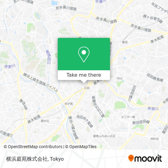 横浜庭苑株式会社 map