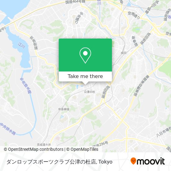 ダンロップスポーツクラブ公津の杜店 map