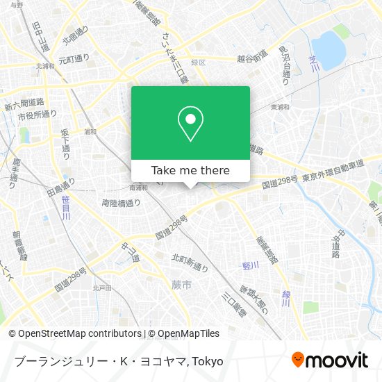 ブーランジュリー・K・ヨコヤマ map