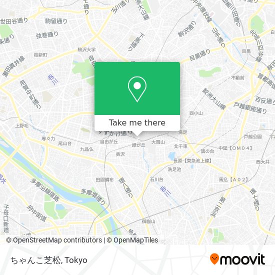 ちゃんこ芝松 map