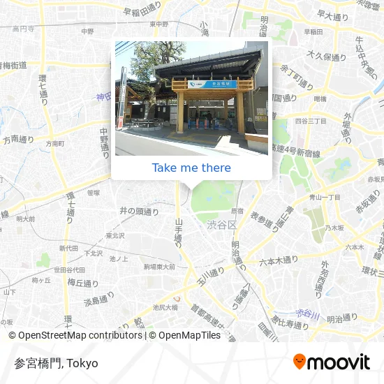 Sangu Bridge Gate map