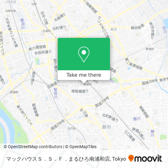 マックハウスＳ．Ｓ．Ｆ．まるひろ南浦和店 map