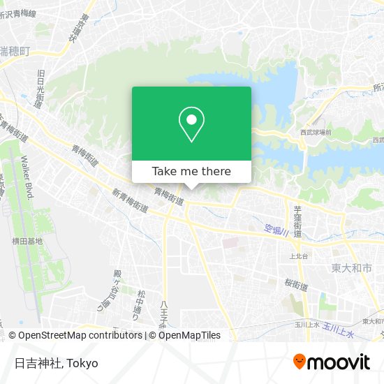 日吉神社 map