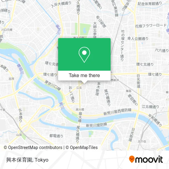興本保育園 map