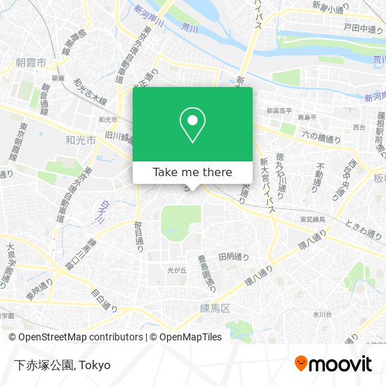 下赤塚公園 map