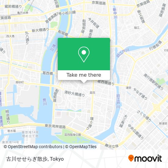 古川せせらぎ散歩 map