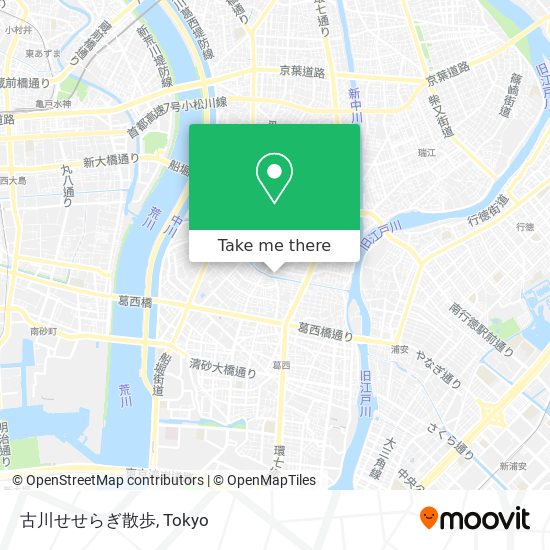 古川せせらぎ散歩 map