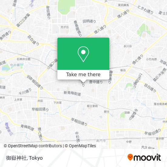御嶽神社 map