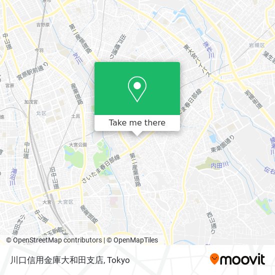 川口信用金庫大和田支店 map