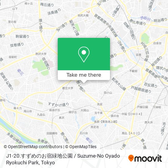 J1-20.すずめのお宿緑地公園 / Suzume-No Oyado Ryokuchi Park map