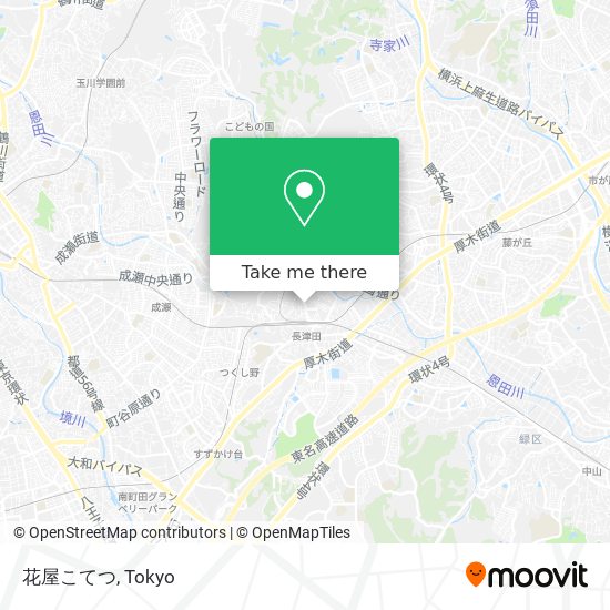 花屋こてつ map