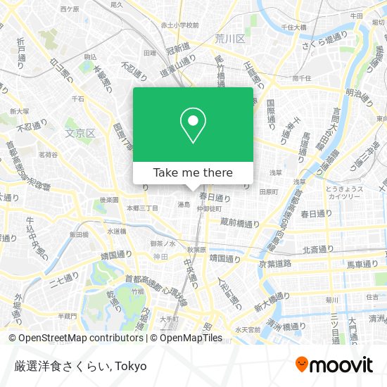 厳選洋食さくらい map