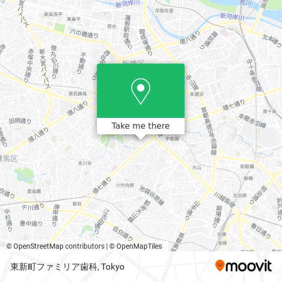 東新町ファミリア歯科 map