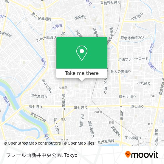フレール西新井中央公園 map