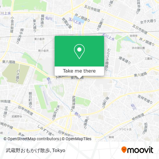 武蔵野おもかげ散歩 map