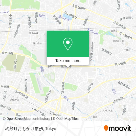 武蔵野おもかげ散歩 map