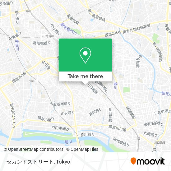 セカンドストリート map