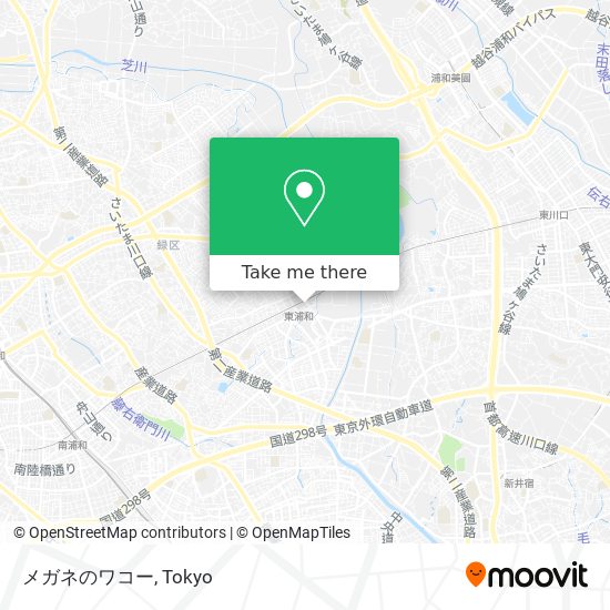 メガネのワコー map