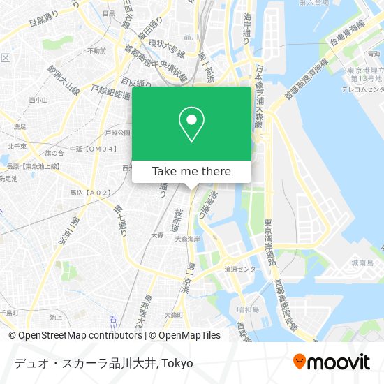 デュオ・スカーラ品川大井 map