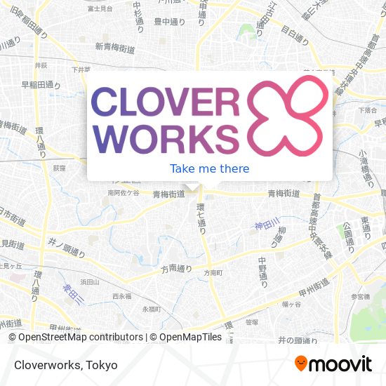 Cloverworks map