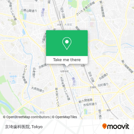 京埼歯科医院 map