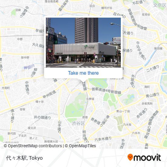 代々木駅 map