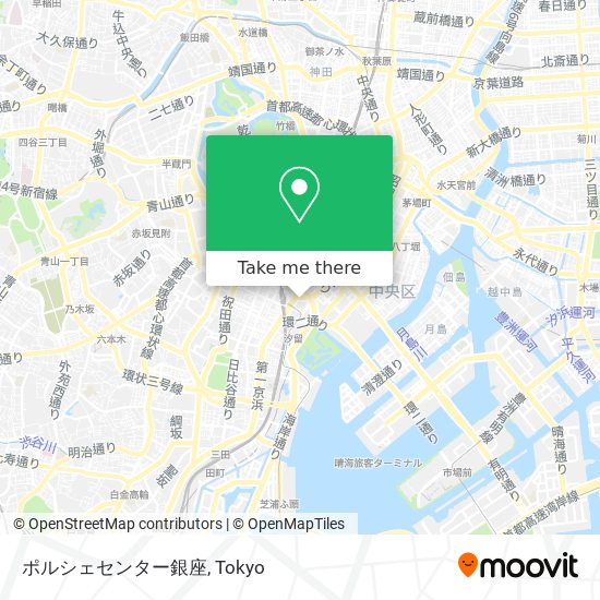 ポルシェセンター銀座 map