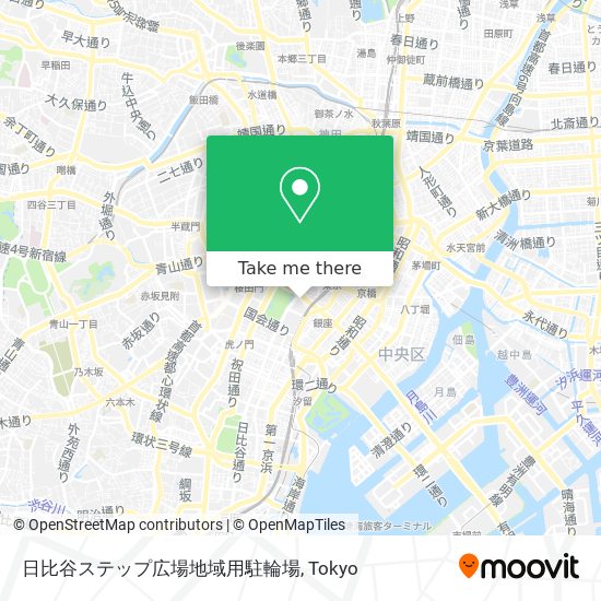 日比谷ステップ広場地域用駐輪場 map