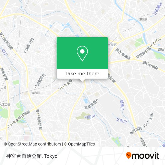 神宮台自治会館 map