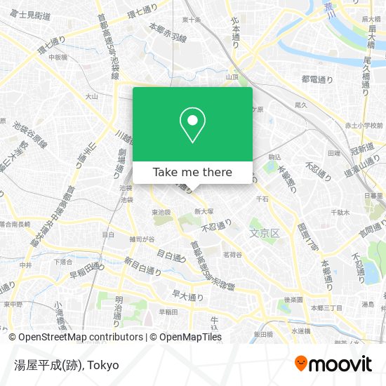 湯屋平成(跡) map
