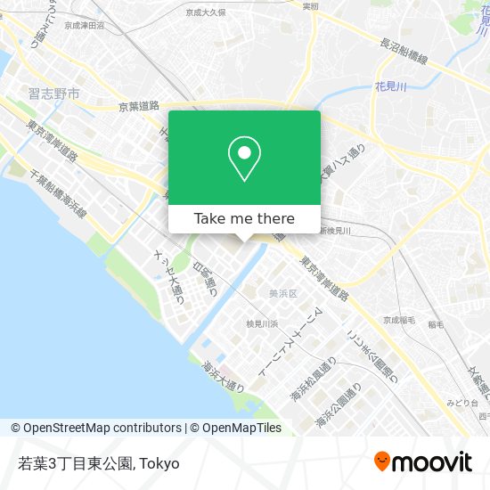 若葉3丁目東公園 map